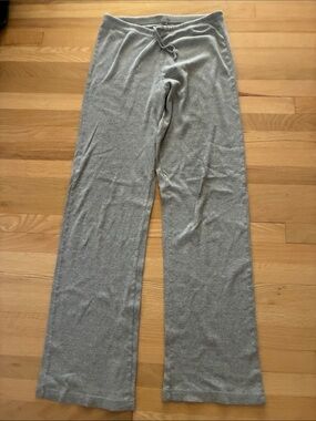 Women's Light Gray Lounge Joggers with Drawstring Waist